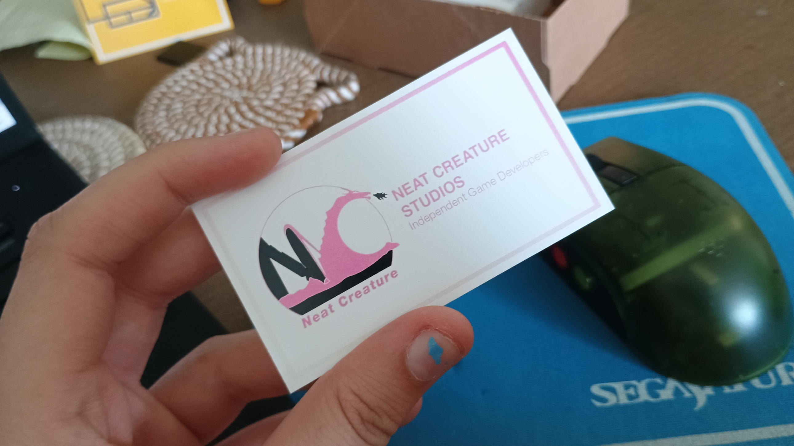Business card front